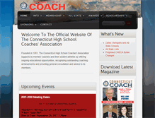 Tablet Screenshot of cthssports.com